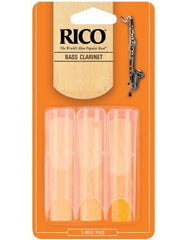 Rico BASS Clarinet Reeds - Size 1.5 (3 Pack)