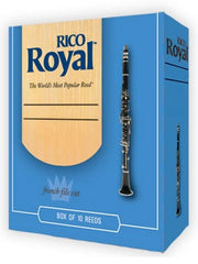 Rico Royal Bb Clarinet Reeds - Size 1.5 (Box of 10)