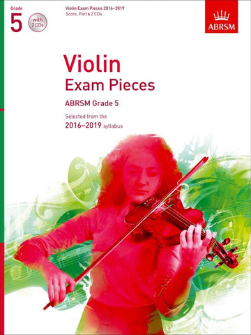 ABRSM Selected Violin Exam Pieces 2016-2019 - Grade 5 - Violin + Piano (with CD)