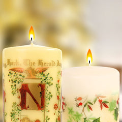 Musical Themed Christmas Candles