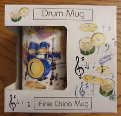 Fine China Mug - Drums Design