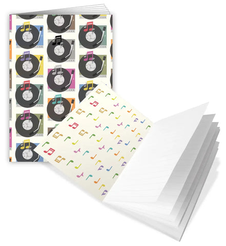 Records A6 Softback Notebook (Lined Paper)