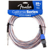 Fender California Speaker Cable (14GA 2.5mm2) 1/4'' Jack to Speakon - 25ft