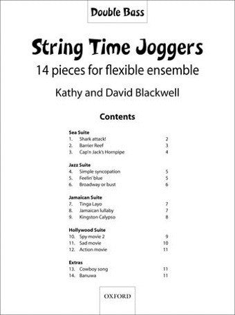 Kathy + David Blackwell: String Time Joggers (Double Bass Part)