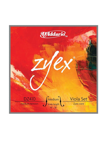 D'Addario Zyex Viola Strings - Medium - 4/4 - Set