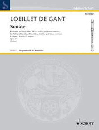 Loeillet: Sonata Opus 3, No. 2 in Bb major (Flute + Piano)