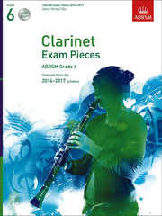 ABRSM Clarinet Exam Pieces 2014-2017 - Grade 6 - Clarinet + Piano (with CD)