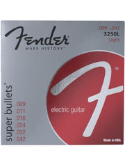 Fender 3250L Super Bullets Nickel-Plated Steel Electric Guitar Strings - Light (9-42) - Set