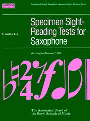 ABRSM Specimen Sight-Reading Tests for Saxophone - Grades 1-5