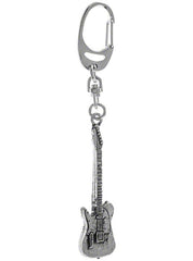 Pewter Keyring - Telecaster Guitar