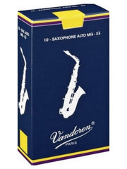 Vandoren Alto Saxophone Reeds - Size 1.5 (Box of 10)