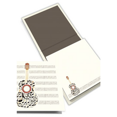 Hardcover Memo Bloc - Guitar Notes