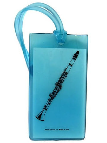 Musical Instrument Name Tag - Clarinet (various colours)