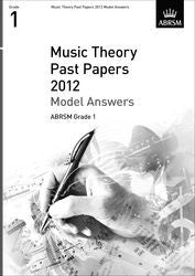 ABRSM Theory of Music Exam Papers 2012 - Grade 1 - Model Answers