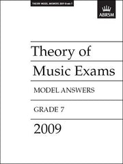 ABRSM Theory of Music Exam Papers 2009 - Grade 7 - Model Answers