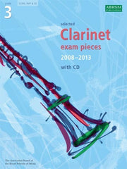 ABRSM Selected Clarinet Exam Pieces 2008-2013 - Grade 3 - Clarinet + Piano (with CD)
