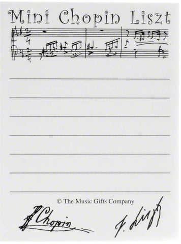 Post It Notes - Mini Chopin Liszt