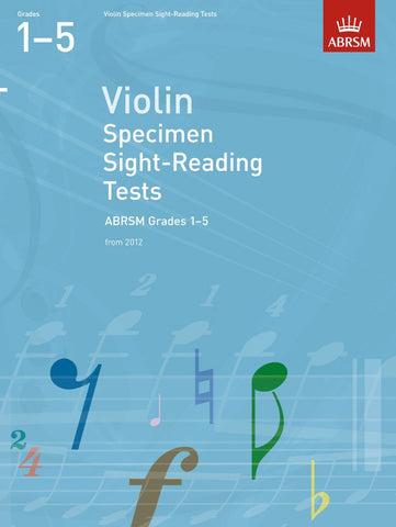 ABRSM Violin Specimen Sight-Reading Tests (from 2012) - Grades 1-5