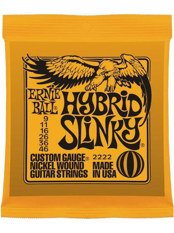 Ernie Ball Hybrid Slinky Electric Guitar Strings (9-46) - Set