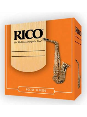 Rico Alto Saxophone Reeds - size 3.5 (box of 10)
