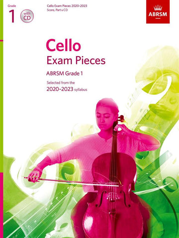 ABRSM Cello Exam Pieces 2020-2023 - Grade 1 - Cello + Piano (with CD)