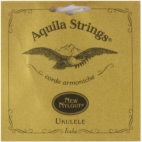 Aquila Soprano Ukulele Strings (set of 4, Regular Tuning, All Nylgut, 4U)