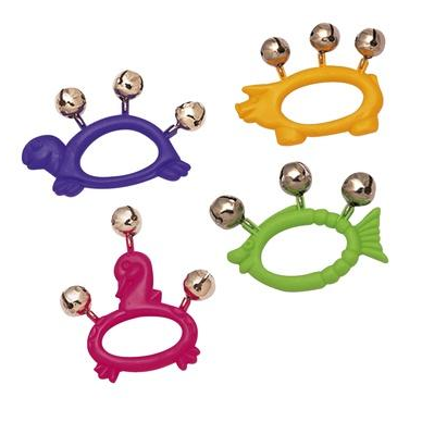 Animal Jingle Bells (2y+) - single supplied (various shapes/colours)