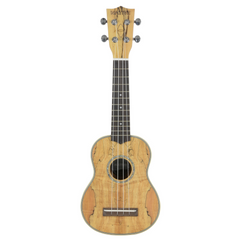 Native Soprano Ukulele in Spalted Maple Wood (incl. Free Aquilla Ukulele Strings)