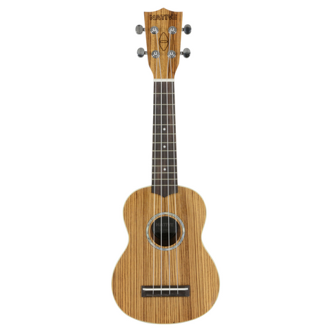 Native Soprano Ukulele in Zebrano Wood (incl. Free Aquilla Ukulele Strings)