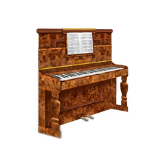3D Greetings Card - Upright Piano