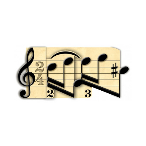 3D Greetings Card - Music Design