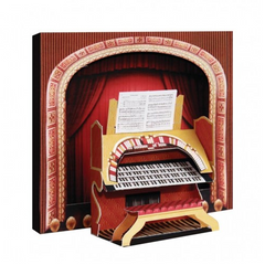 3D Greetings Card - Theatre Organ