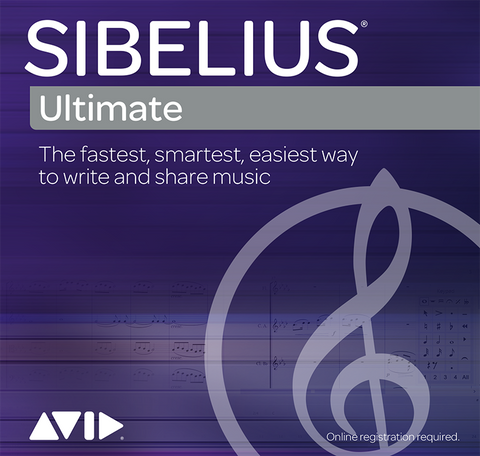 Sibelius Ultimate 2025 (was Sibelius 8) Perpetual Site License - 1 User (Standalone Version NEW)