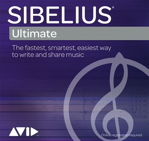 Sibelius Ultimate 2023 (was Sibelius 8) Crossgrade from other notation software (Digital Version)