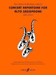 Concert Repertoire for Alto Saxophone with Piano
