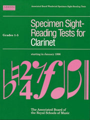 ABRSM Specimen Sight-Reading Tests for Clarinet - Grades 1-5