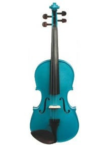 Stentor Harlequin Violin Outfit - Blue - 1/2