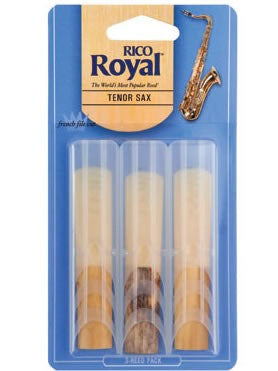 Rico Royal Tenor Saxophone Reeds - Size 2.5 (3 Pack)