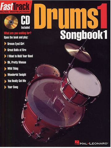 Fast Track: Drums 1 - Songbook 1 (with CD)