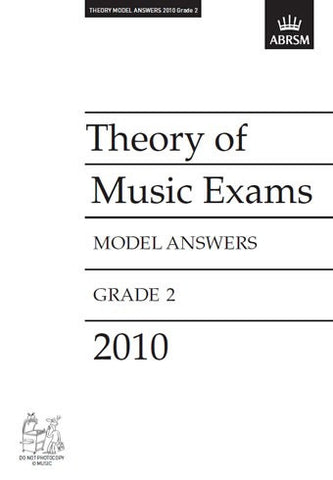 ABRSM Theory of Music Exam Papers 2010 - Grade 2 - Model Answers