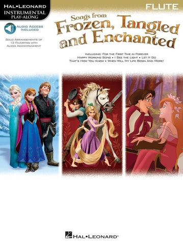 Hal Leonard Instrumental Play-Along: Songs from Frozen, Tangled + Enchanted - Flute (Online Audio)