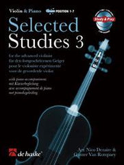 Selected Studies 3 - Violin + Piano (with CD)