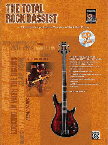 The Total Rock Bassist - Bass Guitar (with CD)