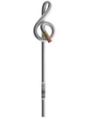 Bentcil: Treble Clef Pencil (Silver)