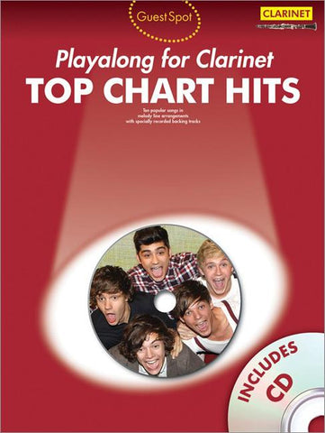 Guest Spot Playalong for Clarinet - Top Chart Hits (with CD)