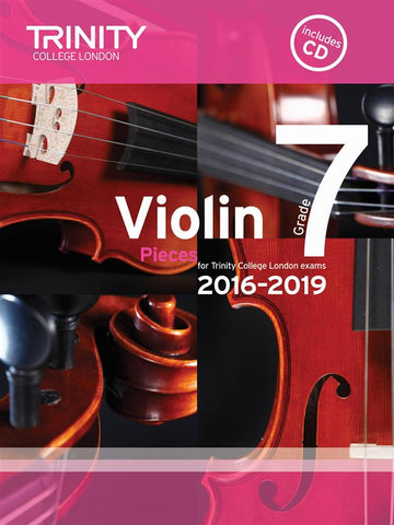 Trinity Violin Exam Pieces - Grade 7 2016-2019 - Violin + Piano (with CD)