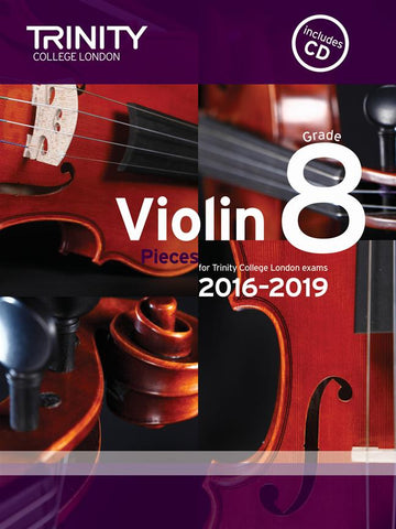 Trinity Violin Exam Pieces - Grade 8 2016-2019 - Violin + Piano (with CD)