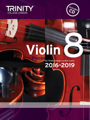 Trinity Violin Exam Pieces - Grade 8 2016-2019 - Violin + Piano (with CD)