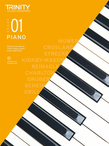 Trinity College London: Piano Pieces, Exercises + Teaching Notes 2018-2020 - Grade 1 (with CD)